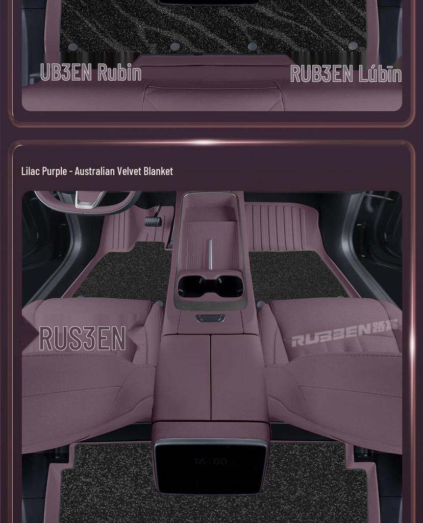 Compatible with 25 Ledao L60 Models: Full-Coverage NIO EV Interior Decorative Carpet