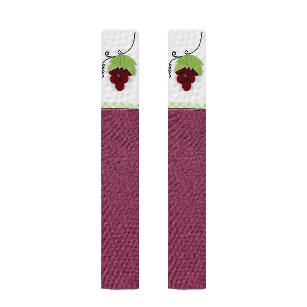 1 Pair Cotton Refrigerator Door Knob Cover Home Decor Oven Door Handle Cover Handles Anti Skid Protector Gloves