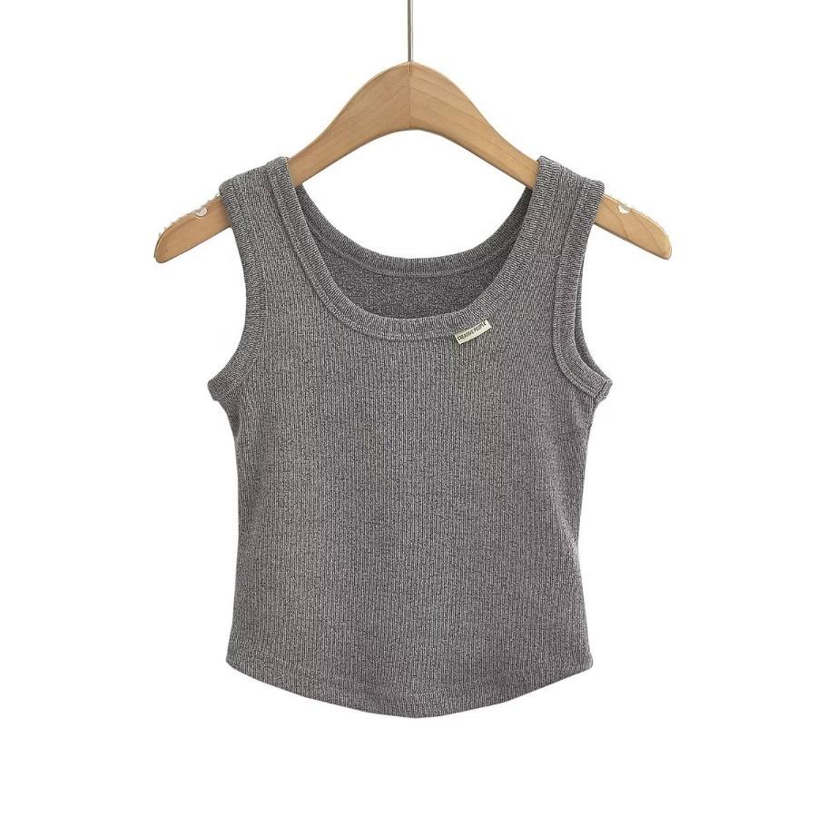 Canottiere Estive da Donna Bianche Slim Corte Senza Maniche Canottiere Abbigliamento Sportivo da Donna