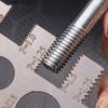 2Pcs Measuring Screw Pitch Bit Bolt Nut Screw M3-M18 Thread Checker Screw Measurement Ruler Stainless Steel Caliper Metric