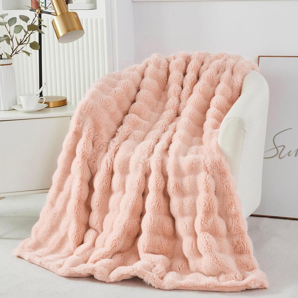 Soft Throw Blanket For Couch Bed Sofa Fluffy Fuzzy Shaggy Blanket Cozy Plush Sherpa Fleece Faux Fur Winter Warm Thick Blanket