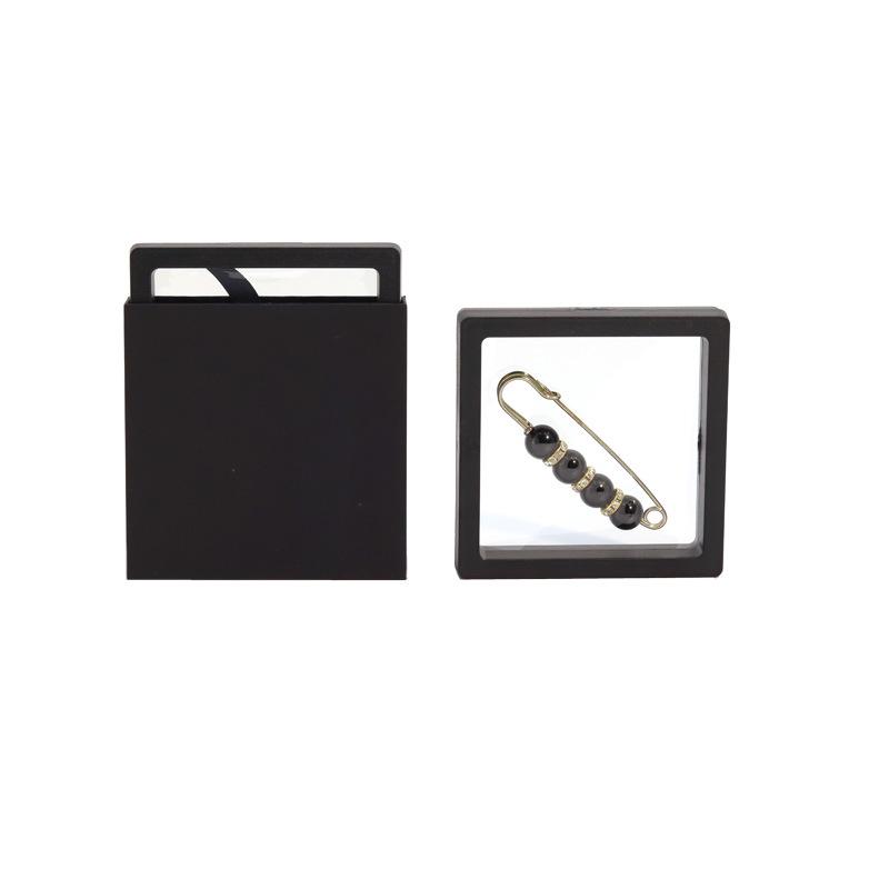 Jewelry Storage Box: Transparent PE Film Display for Necklaces & Earrings