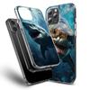 The Mouth of the Deep Sea Evil Shark Phone Case For Iphone 16E 15 Pro 14 Plus 17E 16 17 Pro Max Air 11 12 13 Mini Shockproof