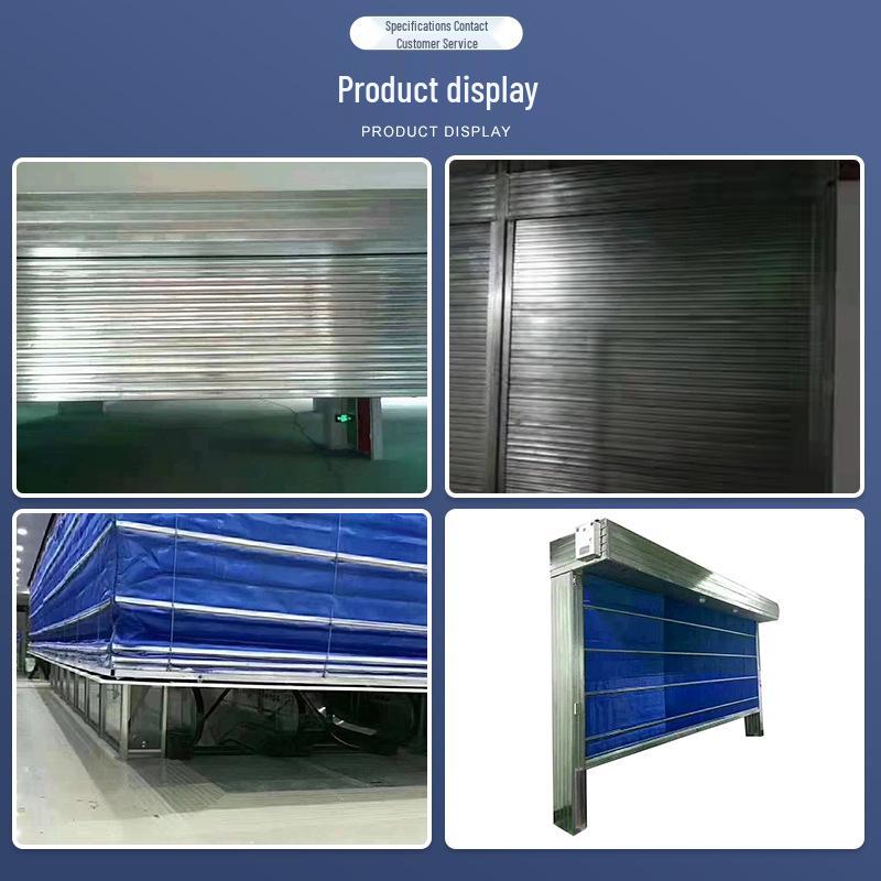 Custom Size Fire-Resistant Steel Roller Shutter Door for Shopping Malls and Parking Spaces