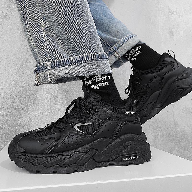 2024 Fashion Sneakers Men White Shoes Platform Trend Casual Comfortable Black Shoes Mens Chunky Sneaker Designer Free Shipping