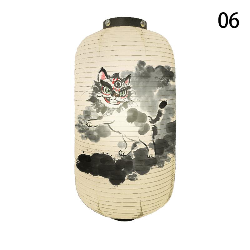 Japanese Style Cloth Lantern Yakitori Wish Dharma Lantern Outdoor Sushi Pub Bistro Ramen Shop Restaurant Decor Advertisement