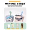 1pc Reusable Silicone Straw Large Ice Cup Vacuum Cup Special Straw Integrated Straw with Dust Cover