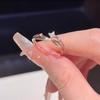 Adjustable Meteor Zircon Rings, Stainless Steel Cute Jewelry for Women, Comfort Fit Daily Wear Best Friend Gift Idea