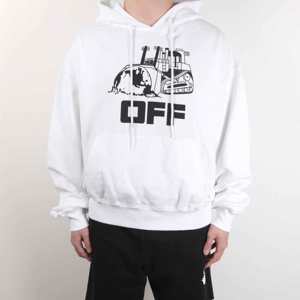 

Off White Толстовка Caterpillar Arrow White Over OMBB037R21FLE0090110