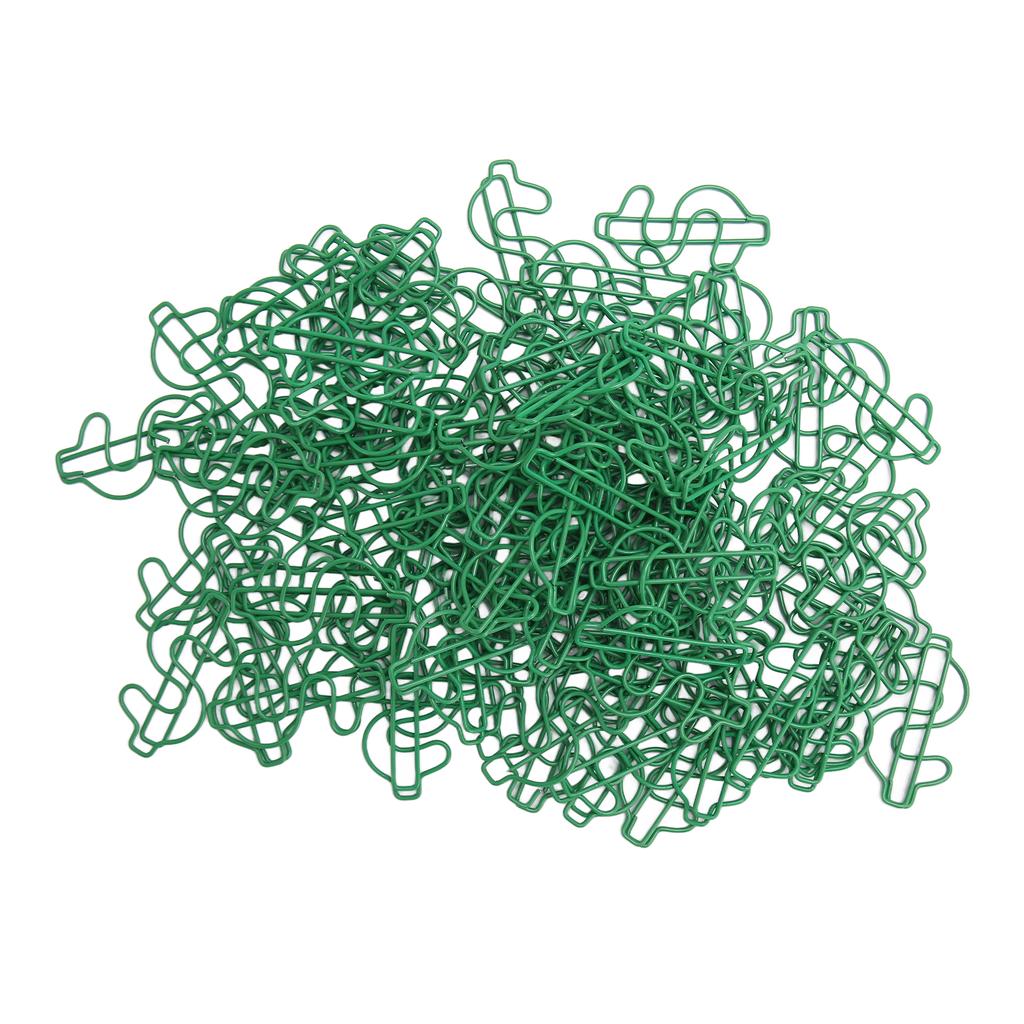 100 ks sponek do papíru ve tvaru dolaru Kreativně roztomilé Pozlacené kovové záložky do knihy pro studenty Stati