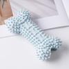 Spiky Bone Dog Chew Toy Puppy Teething Toy Textured Bone Teeth Cleaning Toy for Aggressive Chewers Anxiety Relief