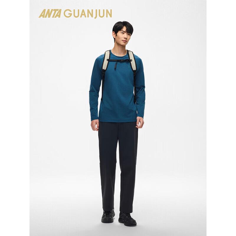 Anta Men's Champion Outdoor Travel Series Moisture-Wicking Long-Sleeve T-Shirt