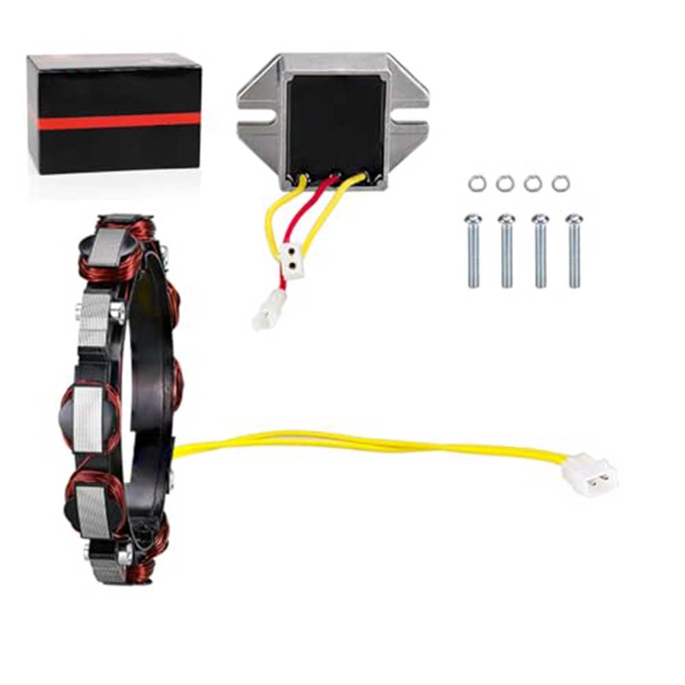 Stator Coil for Alternator 2 Pin with Regulator Unit Designed for 10-16 Amp Output Compatible with Multiple OEMs