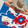 Cartoon M-Myaku-Myaku Microfiber Blanket Quick Drying Beach Towels Oversized Printing Super Absorbent Pool Towel Blanket