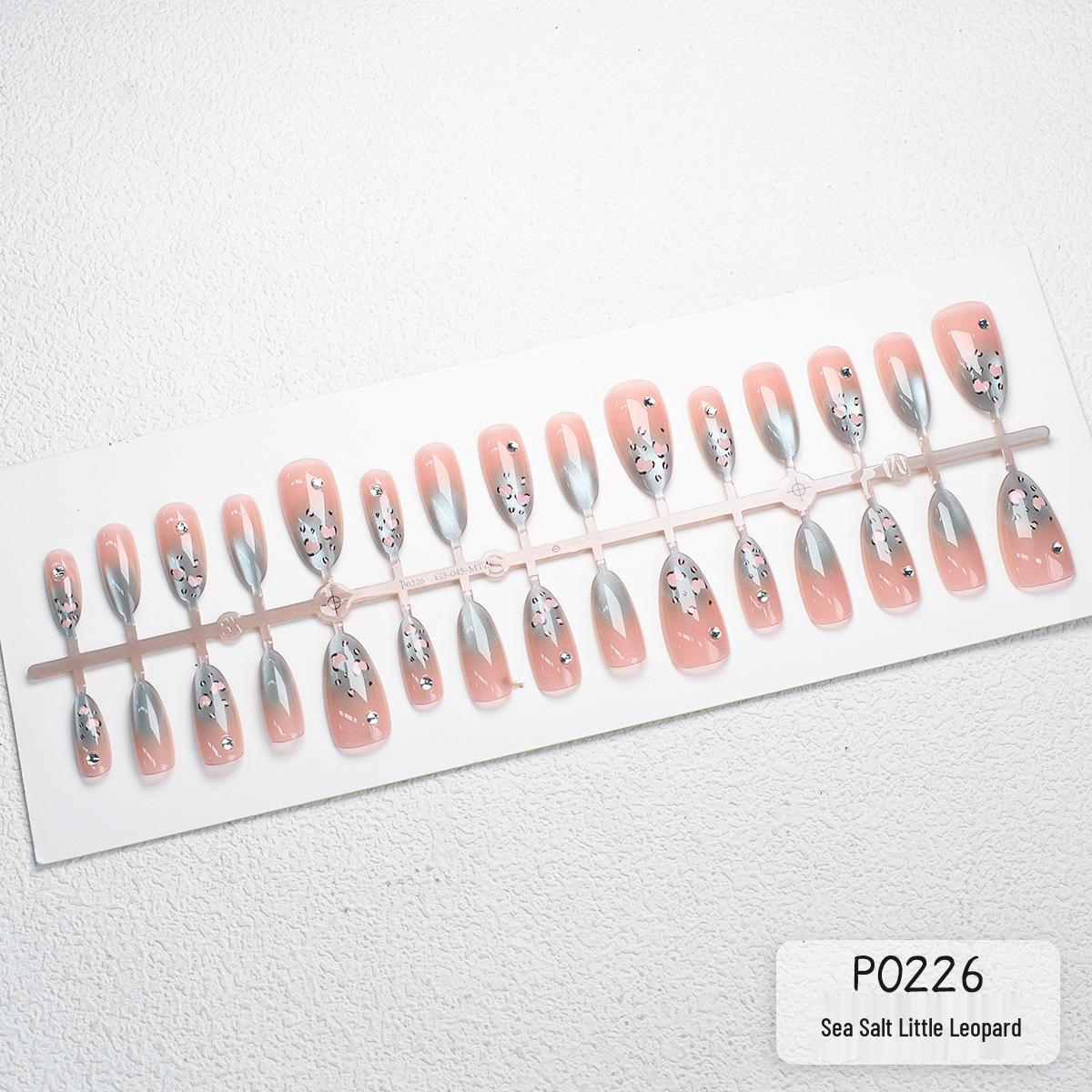 

Хрустальные бриллианты Французская морская соль Леопардовый кошачий глаз Высококлассные миндалевидные овальные наклейки для ногтей