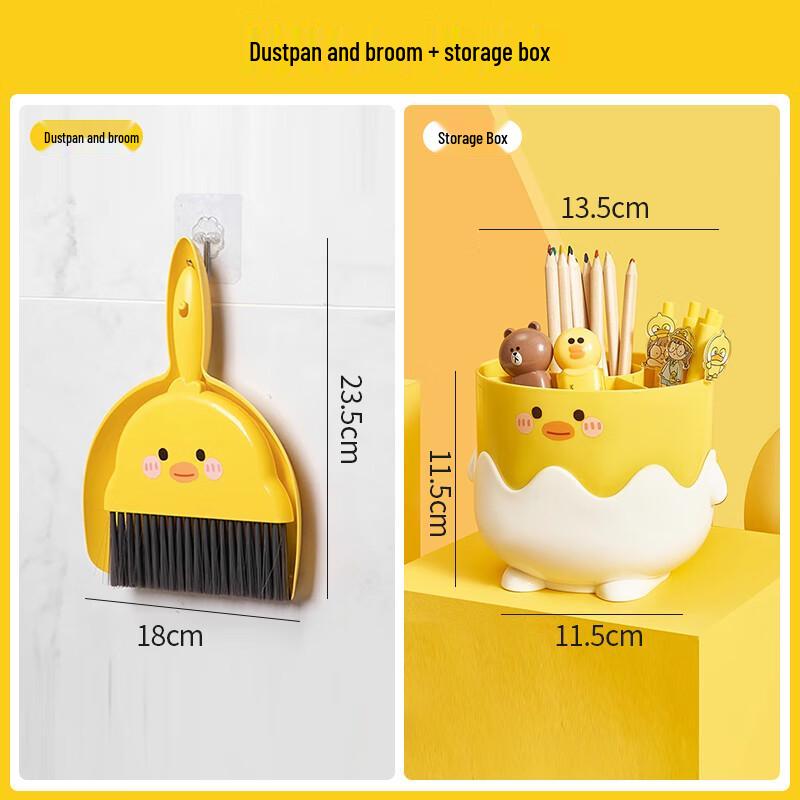 Children s Mini Desktop Broom and Dustpan Set