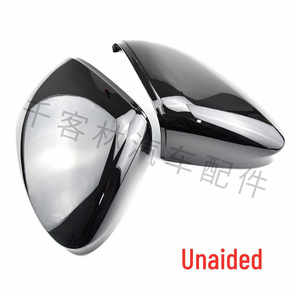 Gloss Black Rearview Mirror Cover for Volkswagen Golf 8 MK8 GTE GTD GTI