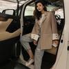 2020 Women's High-Waisted Ripped Straight Jeans - Korean Style, Slimming & Versatile Cropped Pants