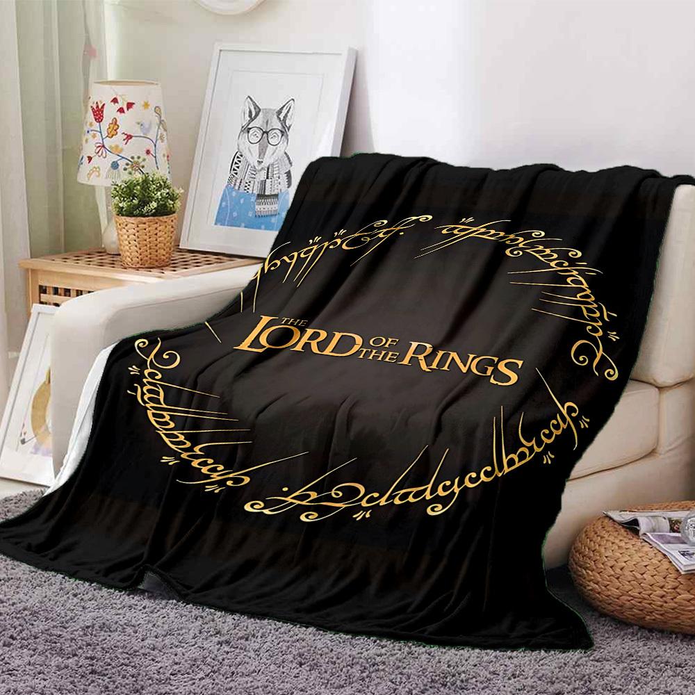 

1pc Lord of the Rings Flannel Blanket Soft Warm Throw for Home, Office, Travel, All-Season Cozy Bedding GiftL1144 80cmx120cm(31inx47in)