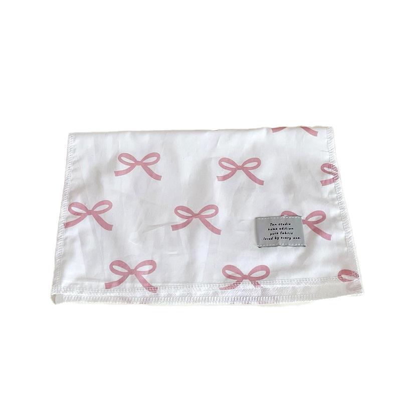 1Pc Photography Props Rural Style Placemat Scene Layout Cotton Fresh Sweet Restaurant Decoration Butterfly Print Decorative Cloth