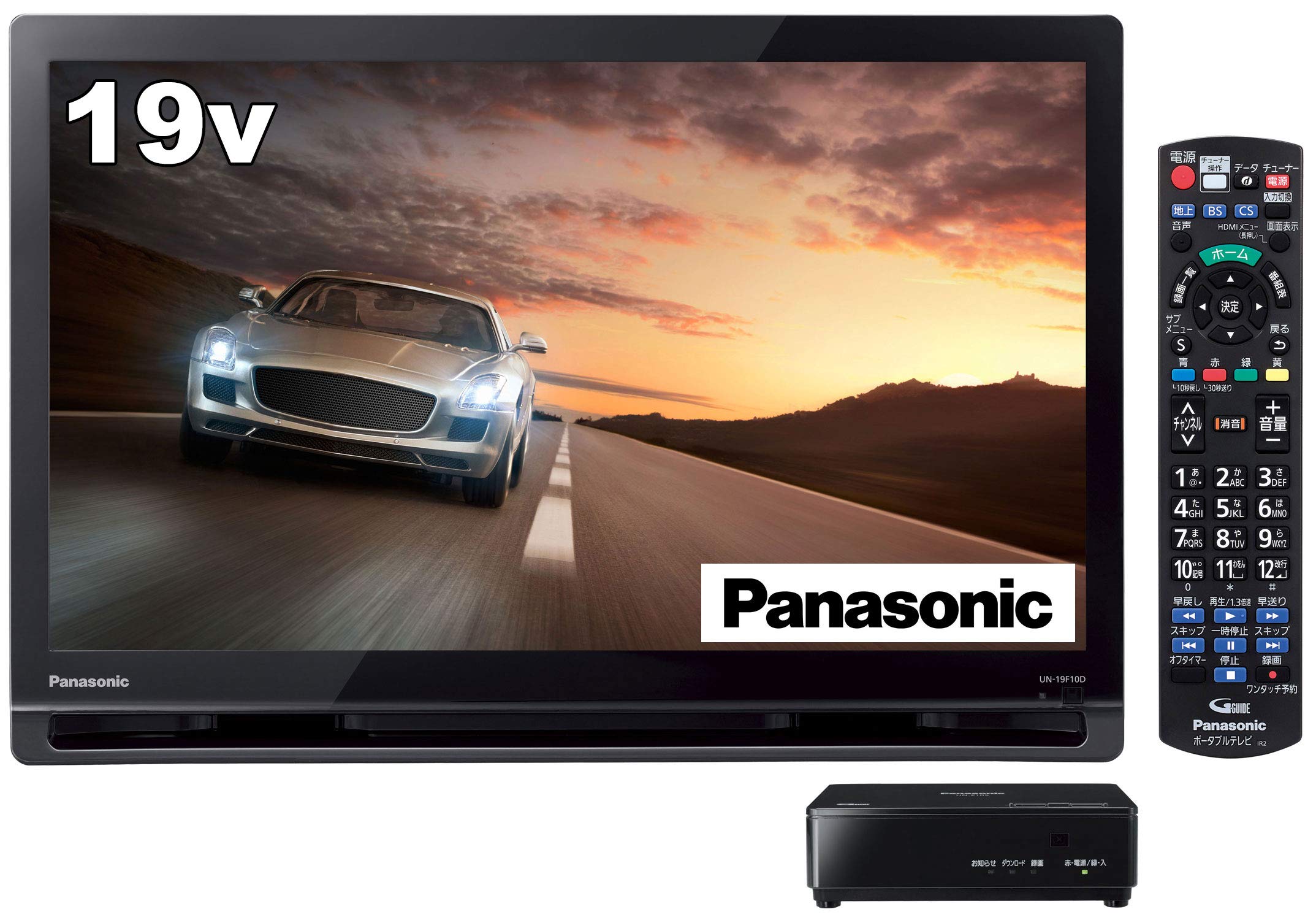 

Портативний LCD телевізор Panasonic 19V HD Private VIERA Black UN-19F10-K