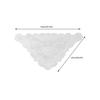 Floral Lace Edge Scarf Comfortable Head Cover Strong Polyester Material For Spiritual Moment Or Travel