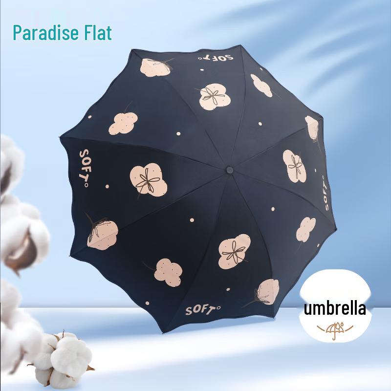 Paradise Midnight Blue Three-Fold UV Protection Umbrella