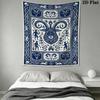 Goat Demon Wall Tapestry Aesthetic Wall Hanging Printed Fabric Blanket Decorative Tapestries for Bedroom Living Room Home Decor