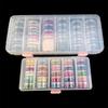Convenient Screw Lid Box Clear Plastic Storage Container Jewelry Storage Box Powder Storage Box for Beads and Small Item