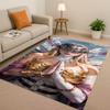 3D Cartoon Digimon Adventure Angemon Living Room Non Slip Area Rug Soft Carpet for Bedroom Sofa,Easy Clean Home Doormat Playmat