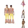Stylish And Beautiful 70s Disco Costume Set For Adults Get Ready To Shine!