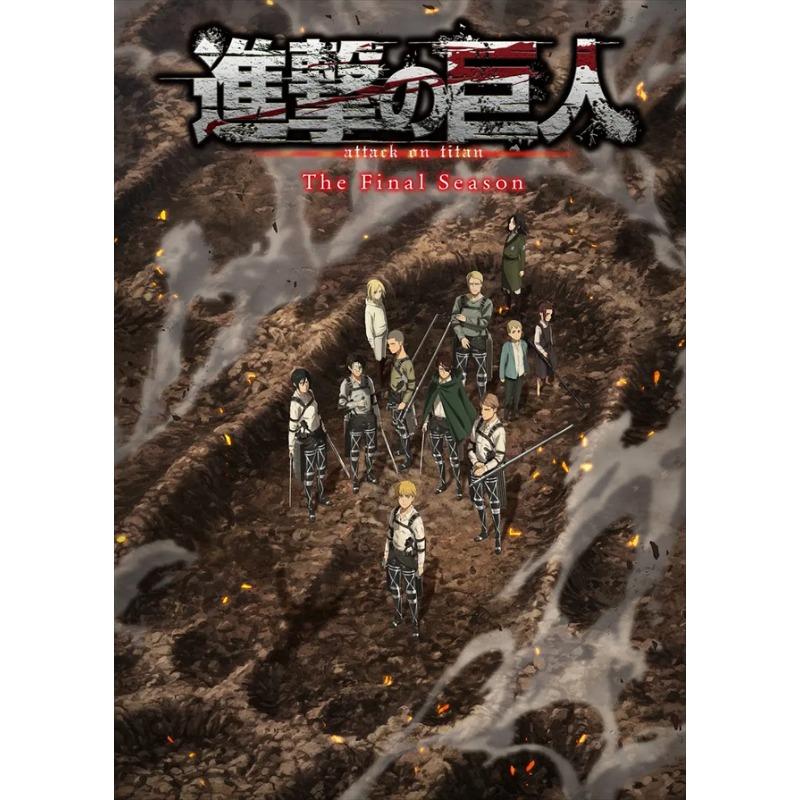 Anime Attack on Titan Final Season Poster Ästhetisches Manga Leinwandgemälde für Zuhause Kinderzimmer Wandkunst Wandbild Dekor