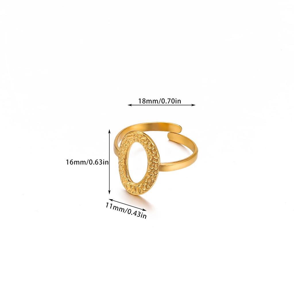 Sun Punk Anillos For Women Multilayer Broad Surface Opening Rings For Women Gold Color Stainless Steel Geometry New Ring Jewelry