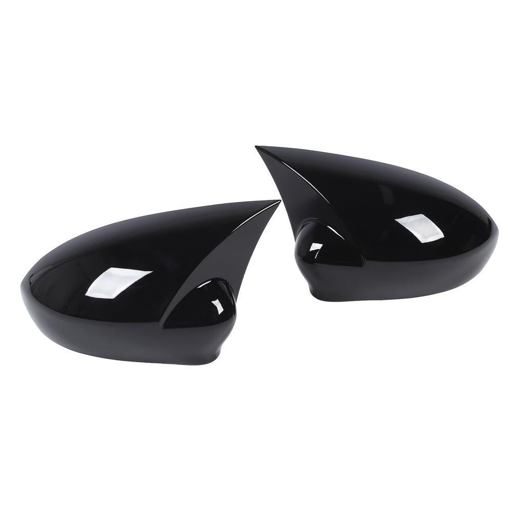 Side Mirror Cap Cover 735417229 Glossy Black Rearview Wing Mirror Cover for Grande Punto DAL EVO DAL