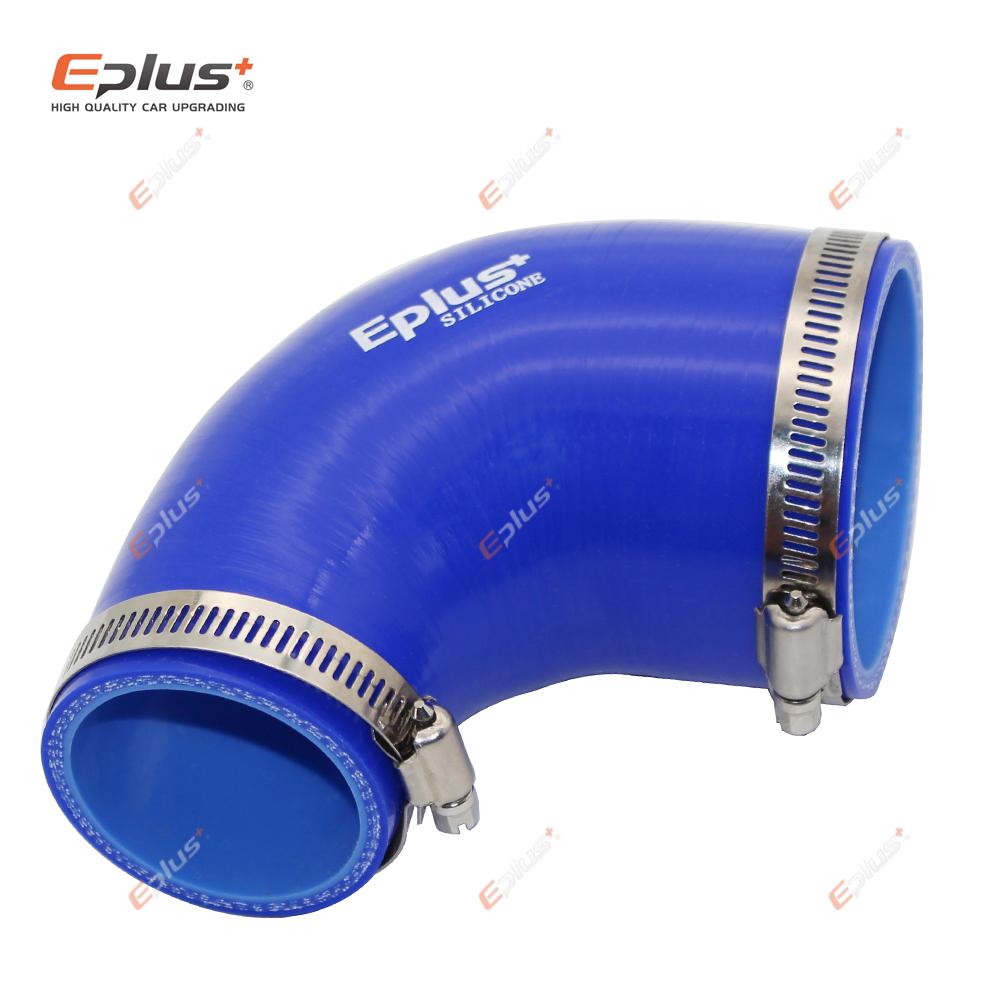 Blue Silicone Tubing Hose 90 Degrees Big To Small Connector Universal Car Intercooler Turbo Intake Pipe Coupler Multi Size