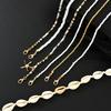 7Pcs/Set Boho Starfish Conch Rice Beads Pendant Necklace for Women Fashion White Color Multi layered Necklace Set Summer Jewelry