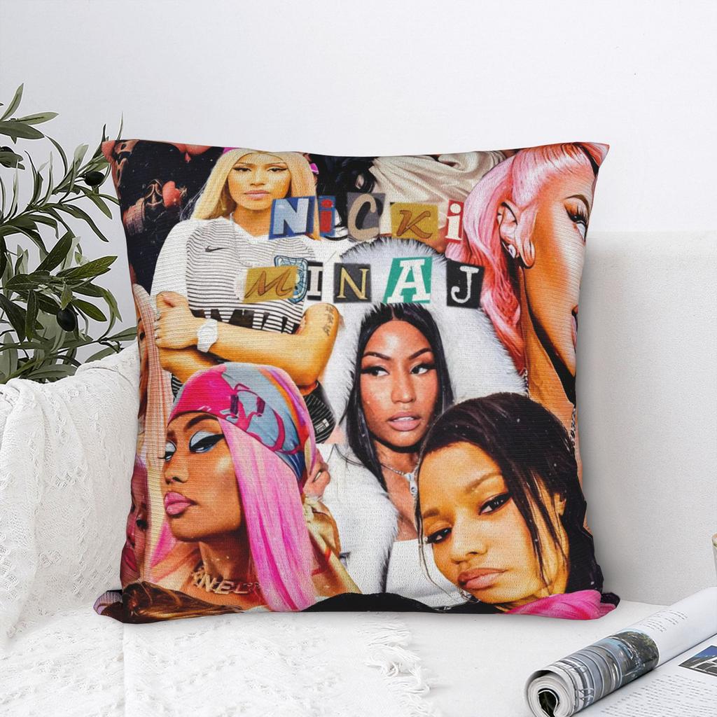 Federe per cuscino Nicki Minaj Pink Friday 2 Tour Federa divertente per divano, poltrona, letto, design per soggiorno Copricuscino