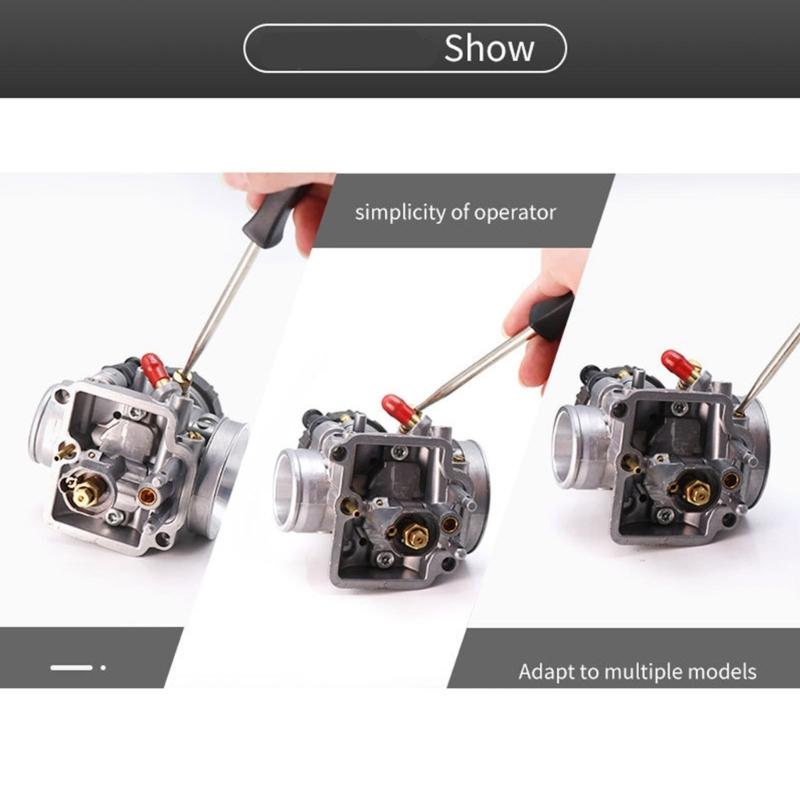 Pack Of 10 Multipurpose Carburetor Tuning Screwdrivers With Ergonomic Handles Suitable For Lawnmower Trimmer Maintenance