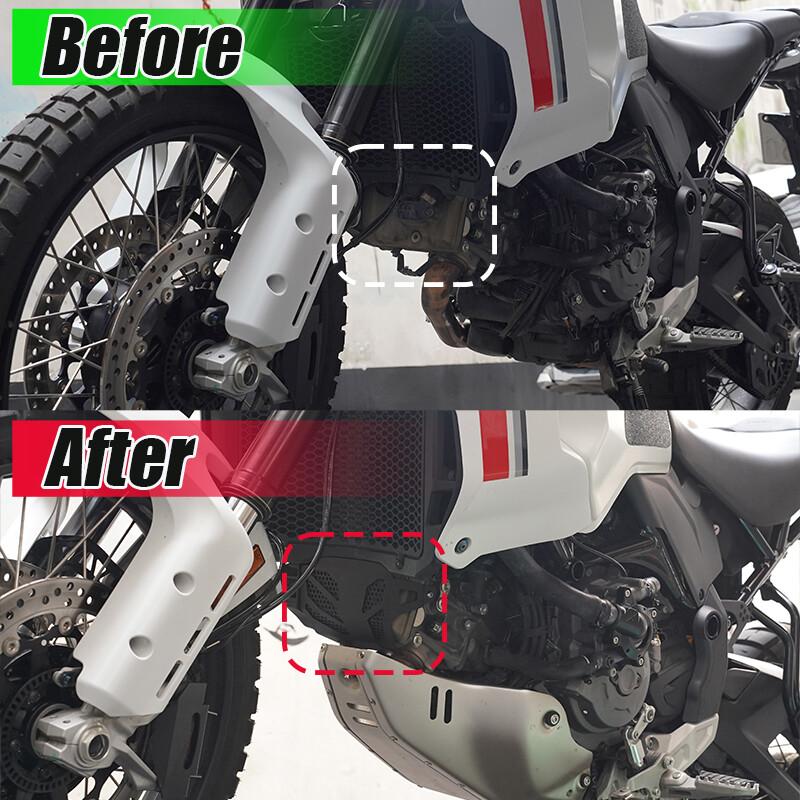 Fits Ducati Desert X 2022~23 2024 Motorcycle Cylinder Engine Guard Grille Cover