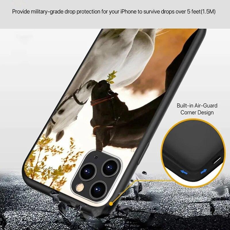 Pouzdro na telefon Running Horse pro iPhone Samsung Galaxy Redmi Xiaomi Oppo OnePlus Note SA 7 8 9 10 11 12 13 14 20 21 22 23 53 54 Pro Max Ultra TPU Soft