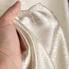Crocodile Printed Pattern Cloth Micro Stretch Black Jacquard Fabric Per Meter for Dresses Clothes Sewing Plain Needlework Smooth