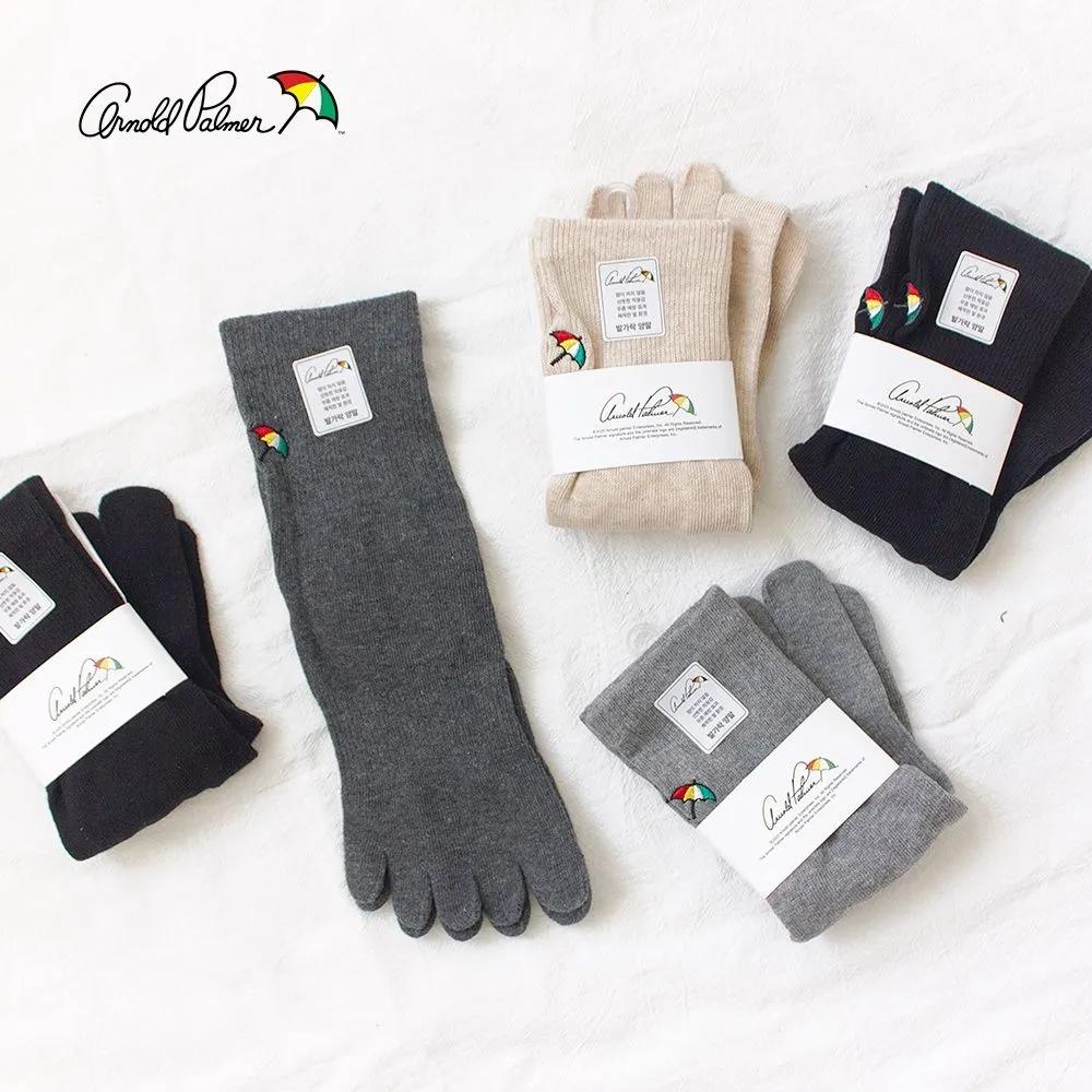 Arnold Palmer Women s Mid-Length Toe Socks 5-Pair Set Plain Basic Socks AP BAL003 Female Middle School Teachings