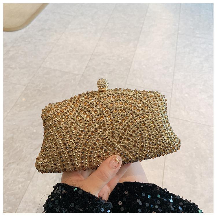 Modische Damen Glänzende Strass Dinner Tasche Kann mit Kleid Abendtasche Mode Temperament Elegante Clutch Tasche kombiniert werden