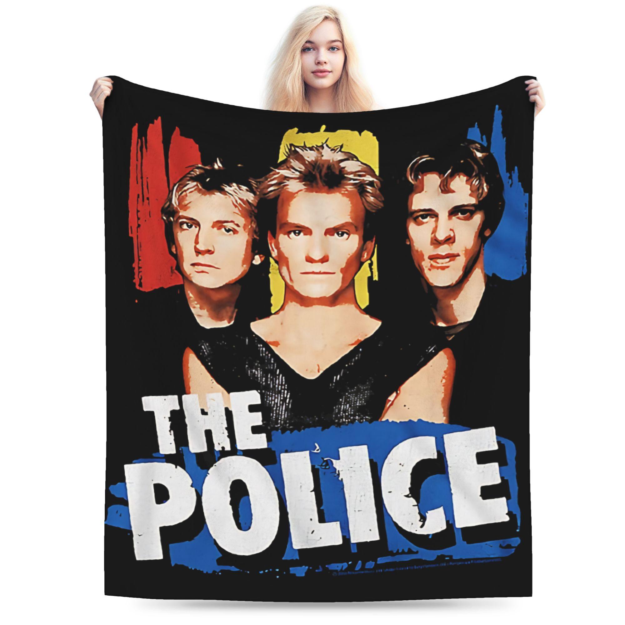 

The Polices rock band Throw Blanket for Couch Soft Fuzzy Plush Blanket 50x60 Inches Multi-size Bedspread for All Seasons 75x90cm