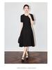 Elegant Spring Linen Dress - Women's Waist-Hugging, Refined Fashion