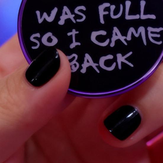 Brooch HELL WAS FULL SO I CAME BACK Brooch Pin Dinner Party Vacation Beach Party Prom Anniversary Graduation Clothes Decoration Party Accessory