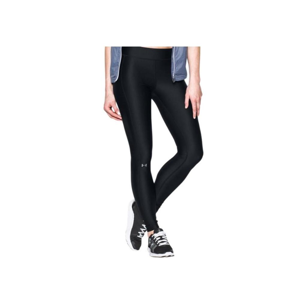 Under Armour HeatGear Compression Training Fitness Pants Women Bottoms Black 1297910-001