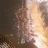 Moon Love Heart Charm Dreamcatcher Garden Window Decorations Crystal Pendant