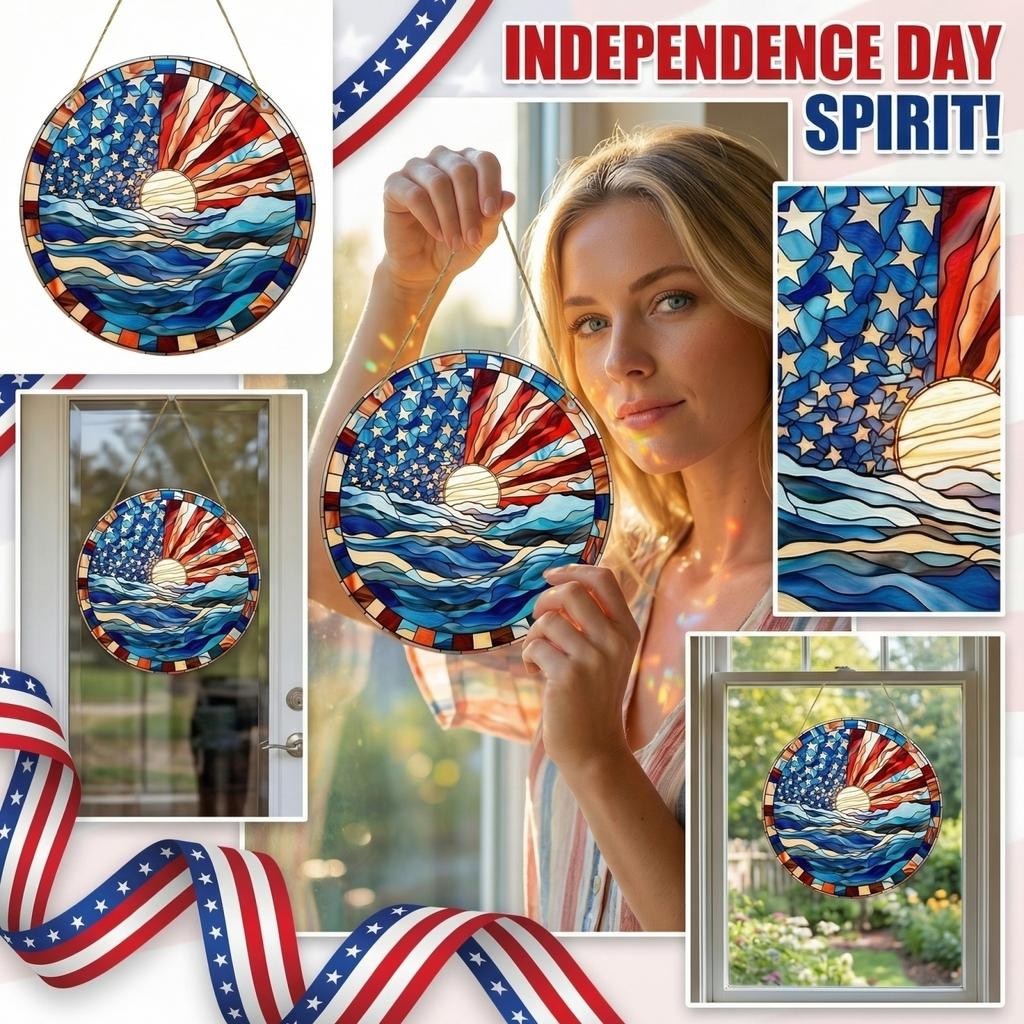 2D Flat Freestanding Acrylic Disc, Home Wall Decoration, Porch Ornament, Chain Pendant.