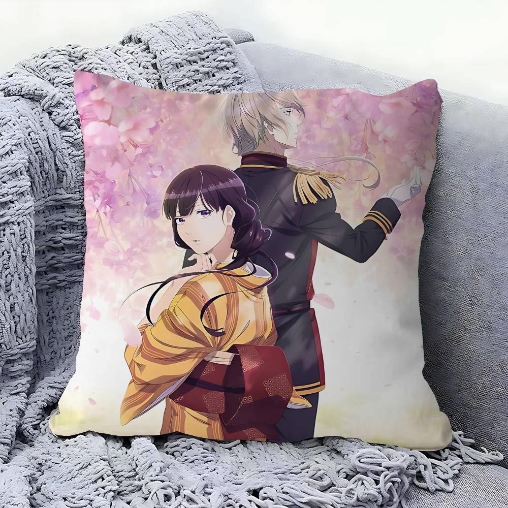 Anime-M-My Happy Marriage Pillow Anime Pillow Sofa Bed Head Pillow Cover Cushion Cover 45x45 Cm Fashion